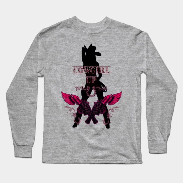 Cowgirl Up Long Sleeve T-Shirt by American Phoenix 